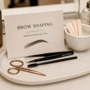 Brow Shaping & Cleanup In-Home or Studio – Sample Service